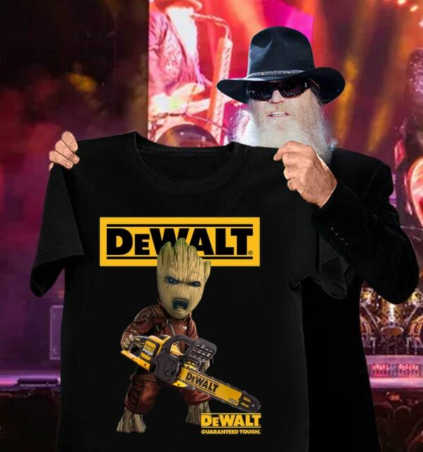 Best Marvel Baby Groot Dewalt Guaranteed Tough Shirt