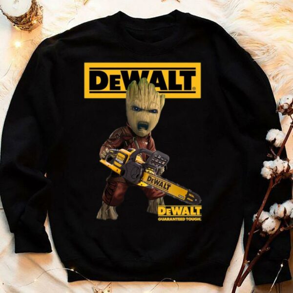 Best Marvel Baby Groot Dewalt Guaranteed Tough Shirt