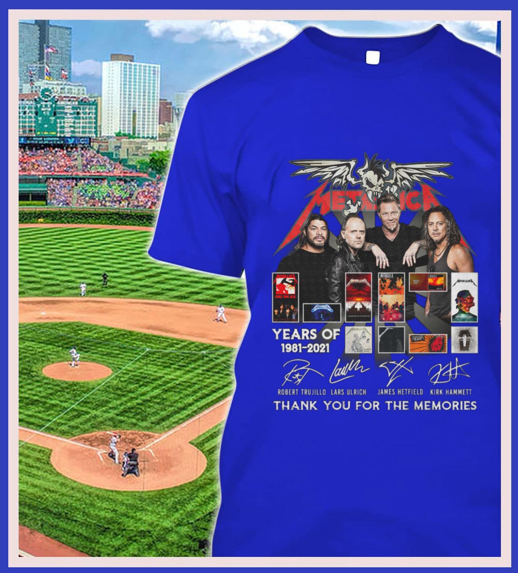 Premium Metallica band 40 Years Of 1981-2021 Thank You For The Memories Signatures Shirt Metallica band 40 Years Of 1981 2021 Thank You For The Memories Signatures Shirt 2 - Premium Metallica band 40 Years Of 1981-2021 Thank You For The Memories Signatures Shirt
