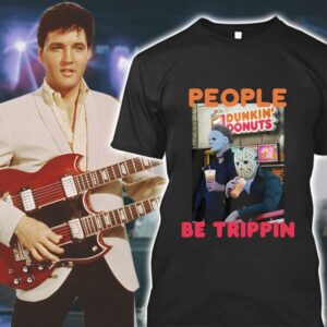 Original Michael and Jason Dunkin Donuts people be trippin shirt