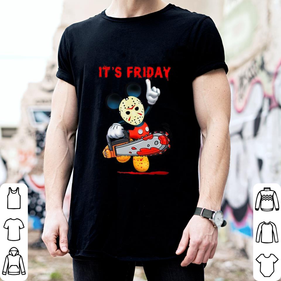 Best Mickey mouse mashup Jason Voorhees it's friday halloween shirt Mickey mouse mashup Jason Voorhees it s friday halloween shirt 2 - Best Mickey mouse mashup Jason Voorhees it's friday halloween shirt