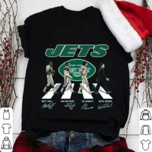 Hot New York Jets Abbey Road Signatures Shirt, Matt Snell, Don Maynard, Joe Namath, Weeb Ewbank