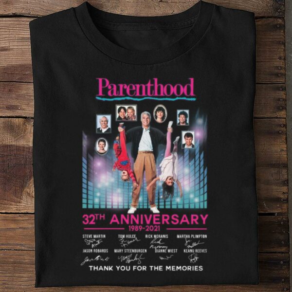 Hot Parenthood 32th anniversary 1989-2021 Thank You For The Memories Signatures Shirt