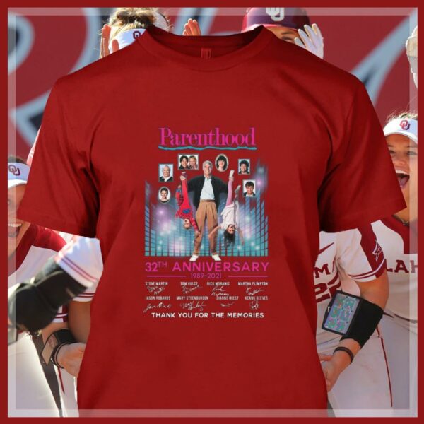 Hot Parenthood 32th anniversary 1989-2021 Thank You For The Memories Signatures Shirt