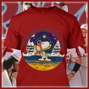 Official Peanuts Snoopy Forward To The Moon 2024 Small Steps Lead To Giant Leaps Shirt 3