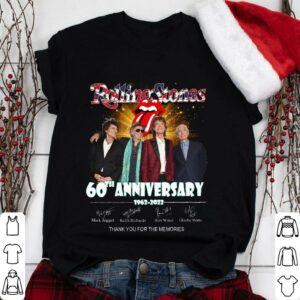 Hot RIP Charlie Watts Rolling Stones 60th Anniversary 1962-2022 Signatures Thank Memories Shirt