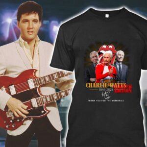 Best RIP Charlie Watts The Rolling Stones rock band signature thank memories shirt