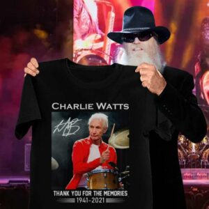 Awesome Rest In Peace Charlie Watts The Rolling Stones Band Thank Memories Signature Shirt 2