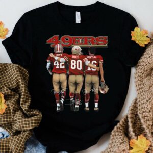 Hot San Francisco 49ers Legend Players Signatures Shirt, Ronnie Lott, Jerry Rice, Joe Montana 1