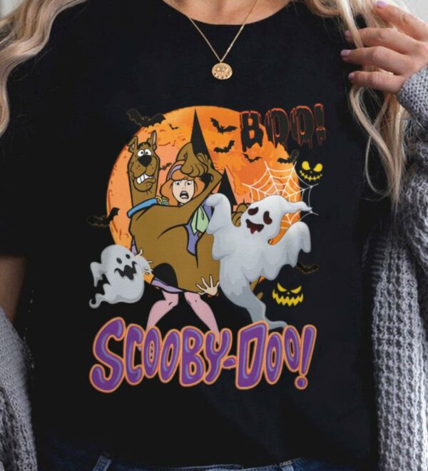 Awesome Scooby Doo Daphne Blake Scooby-Doo Boo Ghost Halloween Shirt