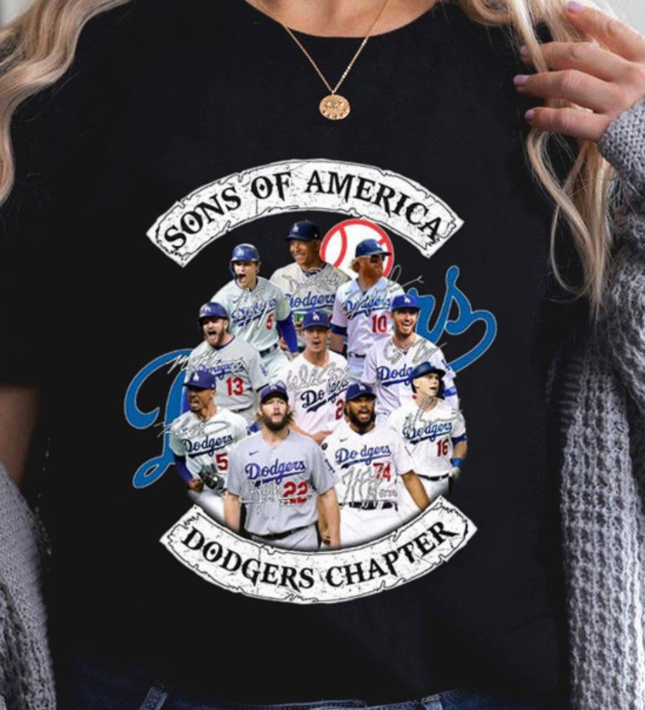 Premium Sons of America Dodgers Chapter Los Angeles Dodgers Signatures Shirt, Sons of Anarchy Sons of America Dodgers Chapter Los Angeles Dodgers Signatures Shirt Sons of Anarchy 2 - Premium Sons of America Dodgers Chapter Los Angeles Dodgers Signatures Shirt, Sons of Anarchy