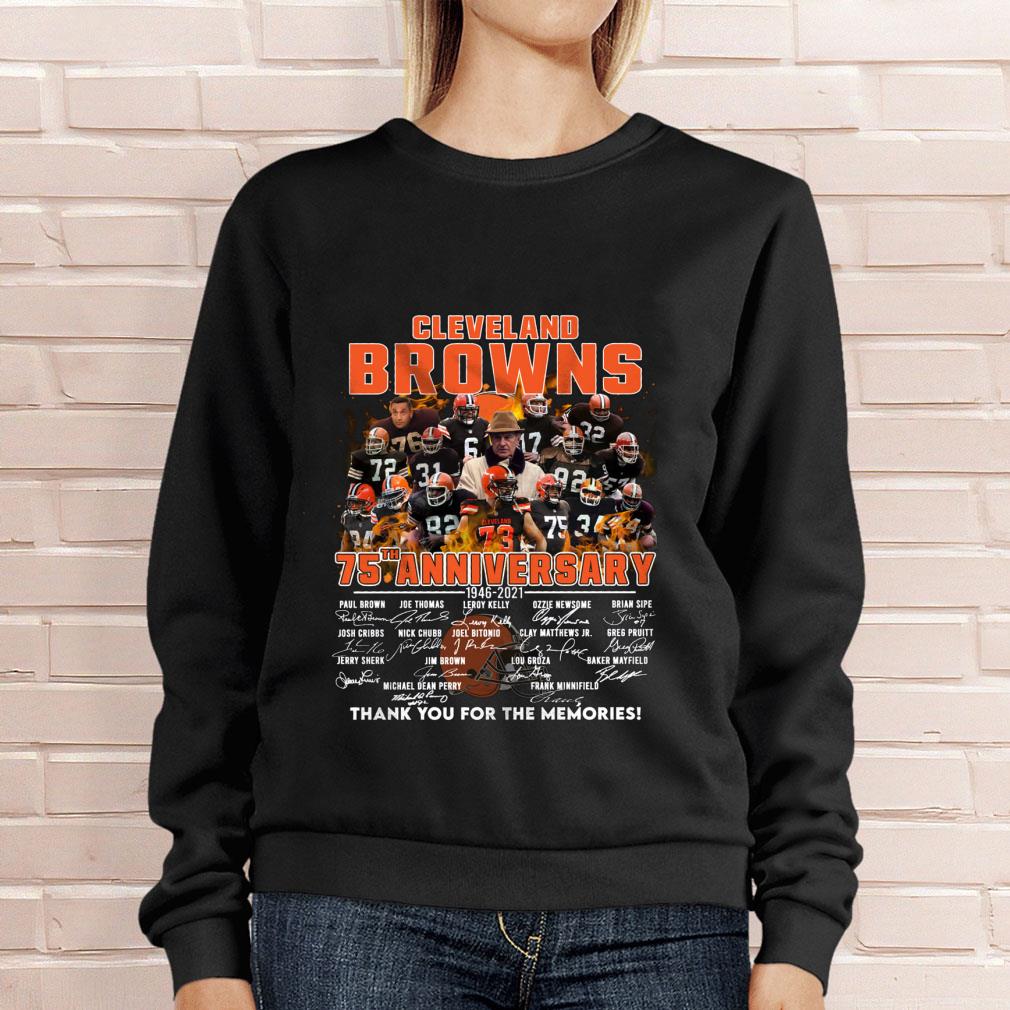 Original Team NFL Cleveland Browns 75th anniversary 1946-2021 Signatures Thank You For The Memories Shirt Team NFL Cleveland Browns 75th anniversary 1946 2021 Signatures Thank You For The Memories Shirt 4 - Original Team NFL Cleveland Browns 75th anniversary 1946-2021 Signatures Thank You For The Memories Shirt