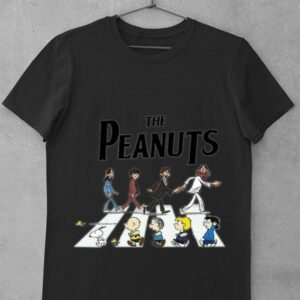 Best The Beatles Mashup The Peanuts Abbey Road Snoopy Charlie Brown Shirt