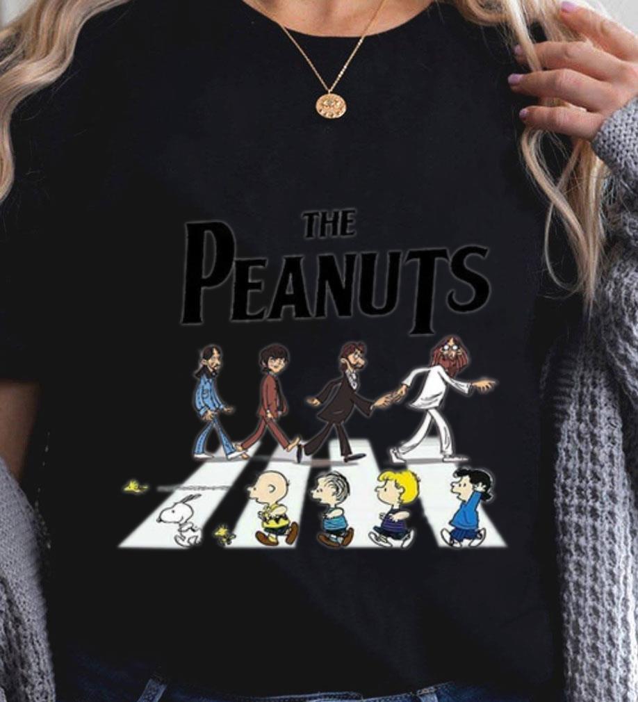 Best The Beatles Mashup The Peanuts Abbey Road Snoopy Charlie Brown Shirt The Beatles Mashup The Peanuts Abbey Road Snoopy Charlie Brown Shirt 2 - Best The Beatles Mashup The Peanuts Abbey Road Snoopy Charlie Brown Shirt