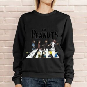 Best The Beatles Mashup The Peanuts Abbey Road Snoopy Charlie Brown Shirt 3