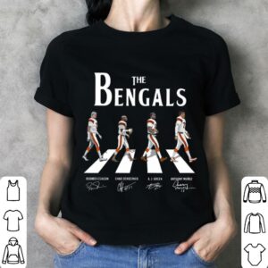 Official The Bengals Abbey Road Cincinnati Bengals Signatures Shirt, Boomer Esiason, Chad Ochocinco, A. J. Green, Anthony Munoz 2