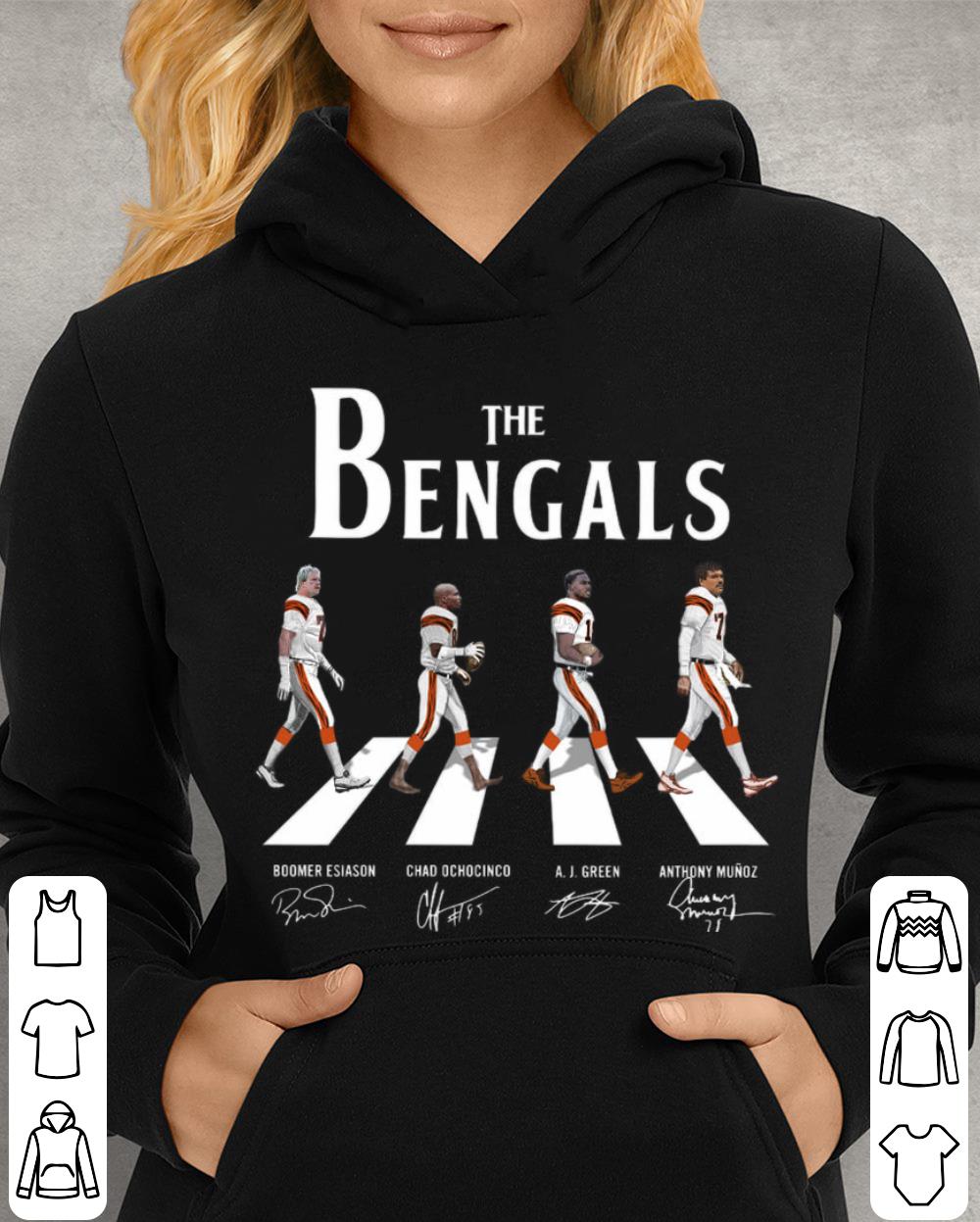 Official The Bengals Abbey Road Cincinnati Bengals Signatures Shirt, Boomer Esiason, Chad Ochocinco, A. J. Green, Anthony Munoz The Bengals Abbey Road Cincinnati Bengals Signatures Shirt Boomer Esiason Chad Ochocinco A J Green Anthony Munoz 4 - Official The Bengals Abbey Road Cincinnati Bengals Signatures Shirt, Boomer Esiason, Chad Ochocinco, A. J. Green, Anthony Munoz