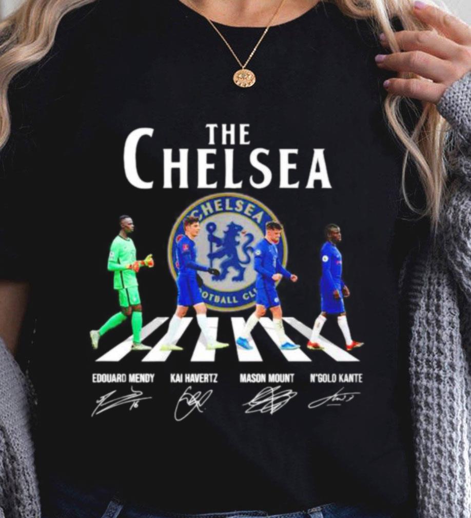 Official The Chelsea FC Abbey Road Signatures Shirt, Edouard Mendy, Kai Havertz, Mason Mount, N Golo Kante The Chelsea FC Abbey Road Signatures Shirt Edouard Mendy Kai Havertz Mason Mount N Golo Kante 2 - Official The Chelsea FC Abbey Road Signatures Shirt, Edouard Mendy, Kai Havertz, Mason Mount, N Golo Kante