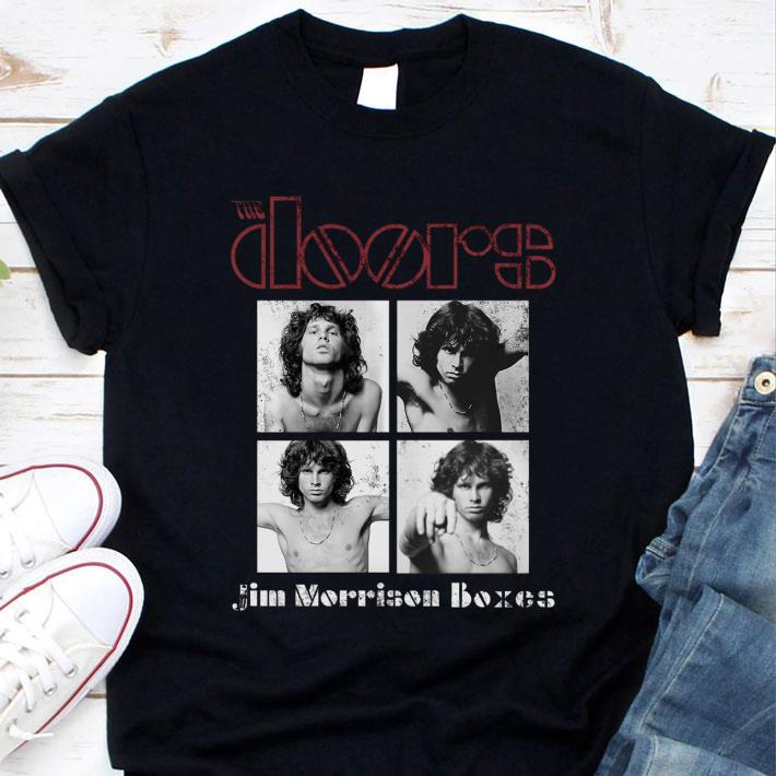 Official The Doors band rock members Jim Morrison Boxes shirt The Doors band rock members Jim Morrison Boxes shirt 1 - Official The Doors band rock members Jim Morrison Boxes shirt