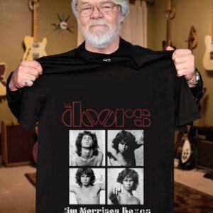 Official The Doors band rock members Jim Morrison Boxes shirt 2