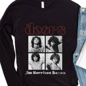 Official The Doors band rock members Jim Morrison Boxes shirt 3