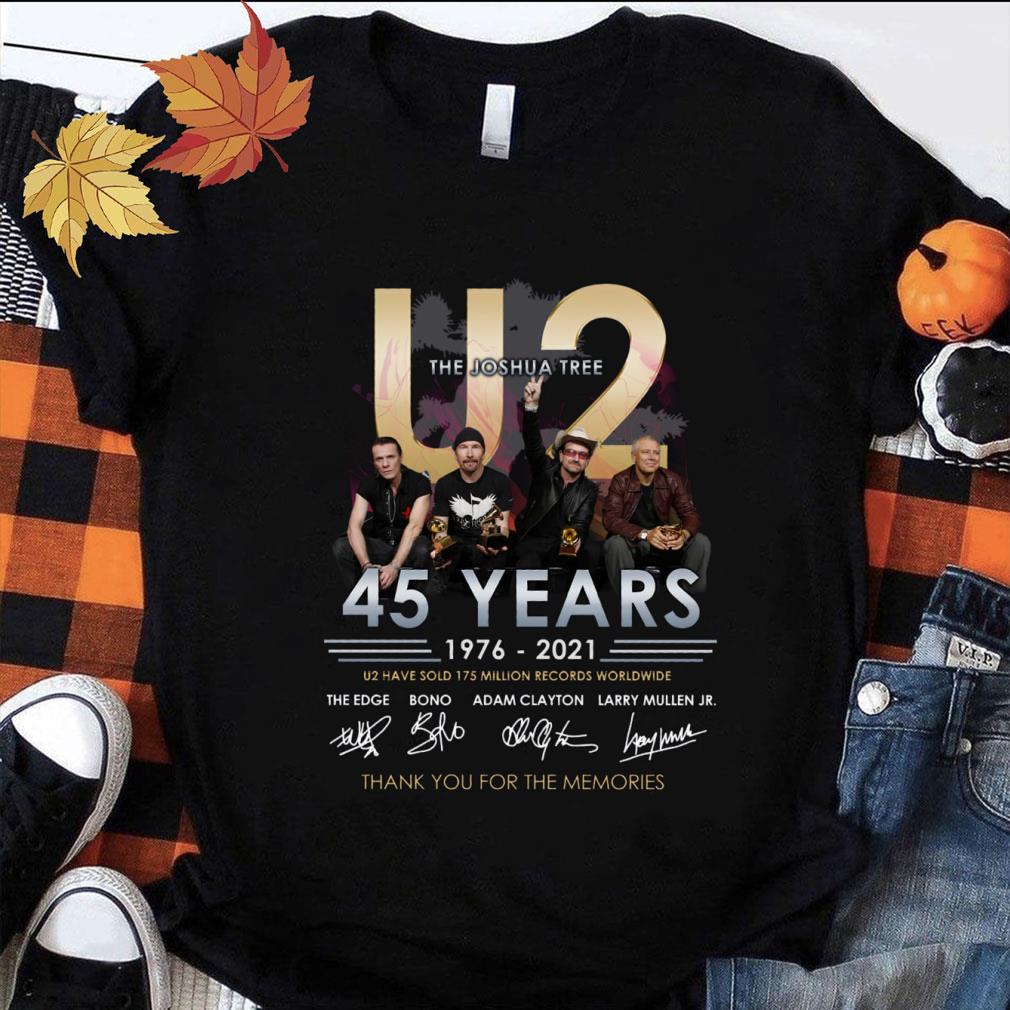 Official The Joshua Tree 45 years 1976-2021 U2 Have Sold 175 Million Records Worldwide Thank You For The Memories Signatures Shirt, The Edge, Bono, Adam Clayton, Larry Mullen Jr The Joshua Tree 45 years 1976 2021 U2 Have Sold 175 Million Records Worldwide Thank You For The Memories Signatures Shirt The Edge Bono Adam Clayton Larry Mullen Jr 1 - Official The Joshua Tree 45 years 1976-2021 U2 Have Sold 175 Million Records Worldwide Thank You For The Memories Signatures Shirt, The Edge, Bono, Adam Clayton, Larry Mullen Jr