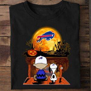 Funny The Peanuts Charlie Brown Snoopy Buffalo Bills Halloween Shirt 1