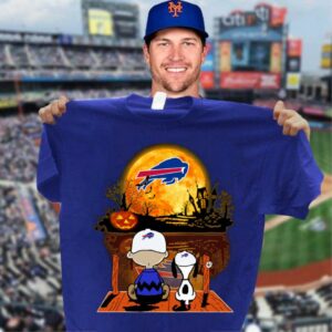 Funny The Peanuts Charlie Brown Snoopy Buffalo Bills Halloween Shirt 2