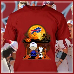 Funny The Peanuts Charlie Brown Snoopy Buffalo Bills Halloween Shirt 3