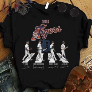 Original The Tigers Abbey Road Detroit Tigers Signatures Shirt