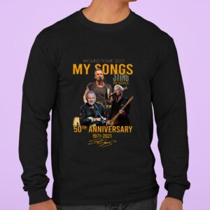 Awesome World Tour 2021 Sting My Songs 50th anniversary 1971-2021 signature shirt 2
