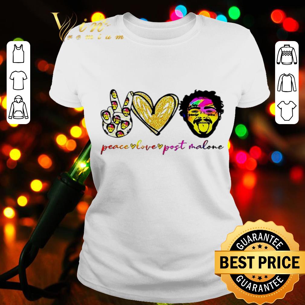 Official-Peace Love-Post-Malone-Shirt