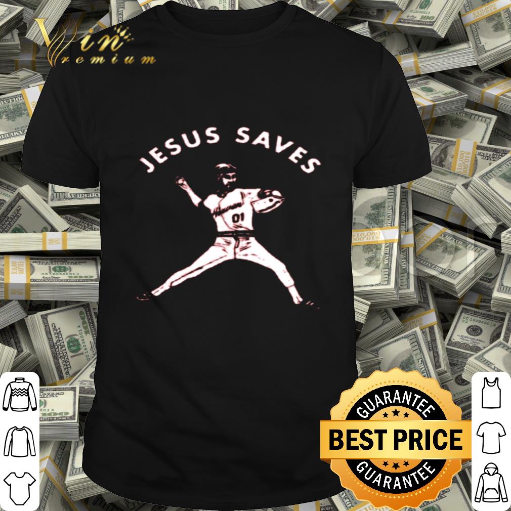 Player Jesus Saves Baseball shirt Player Jesus Saves Baseball shirt