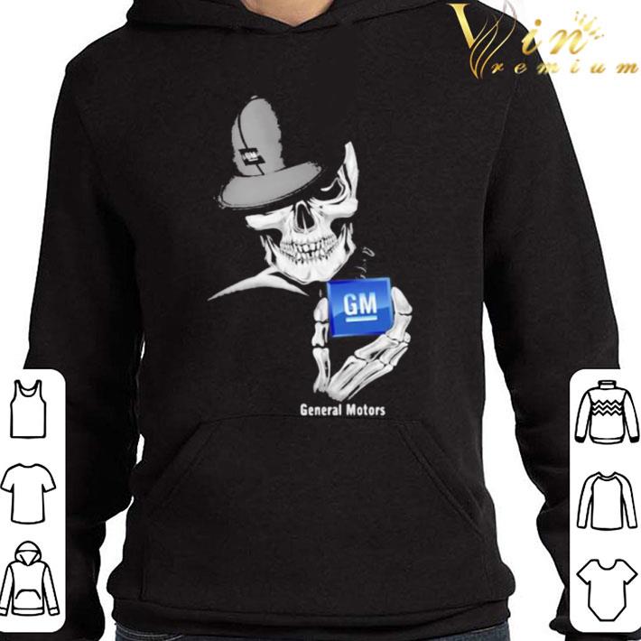 Skeleton skull general motors shirt