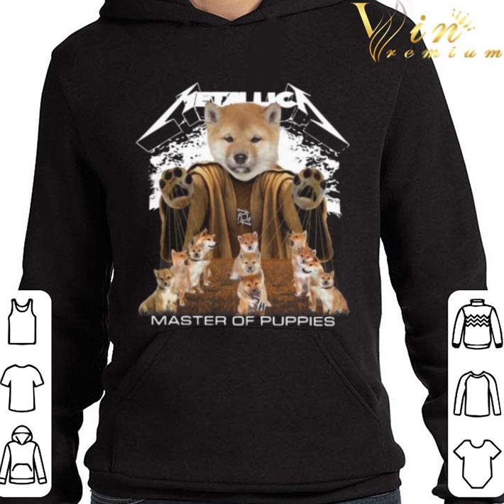 Shiba Inu Mashup Metallica Master Of Puppies shirt
