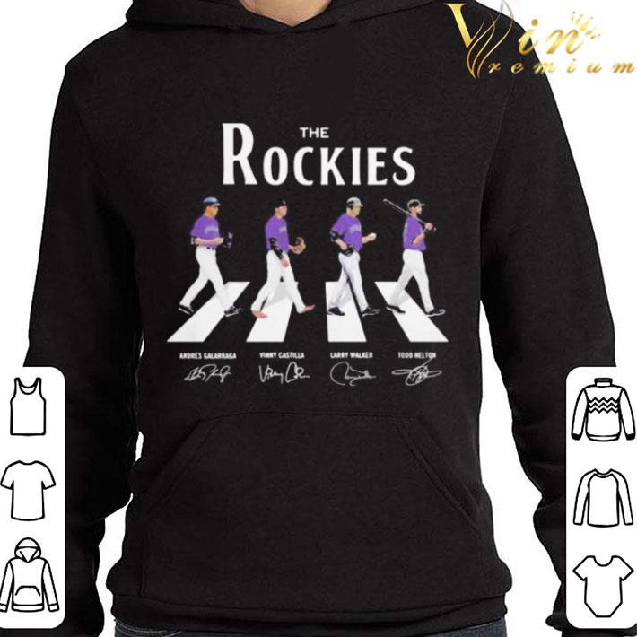The Colorado Rockies Baseball Abbey Road Signatures shirt