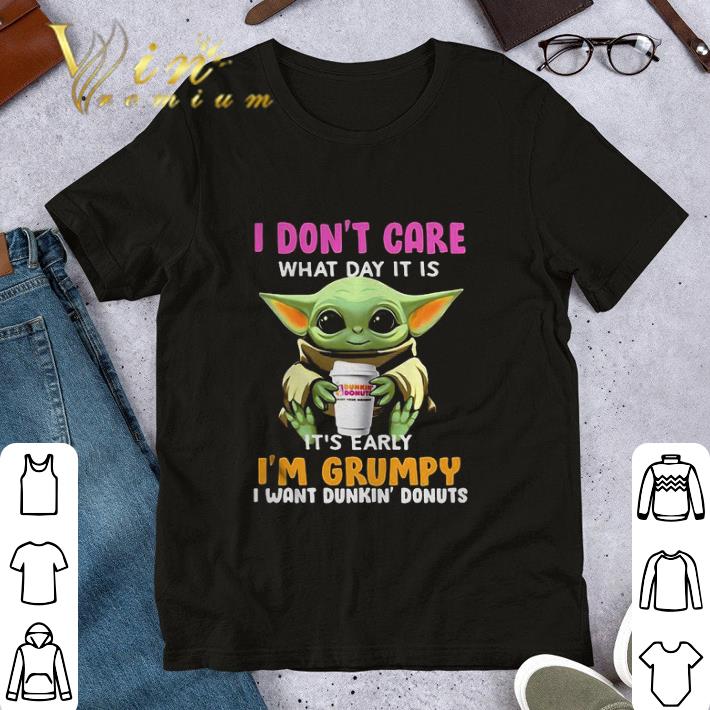 dunkin donuts yoda shirt