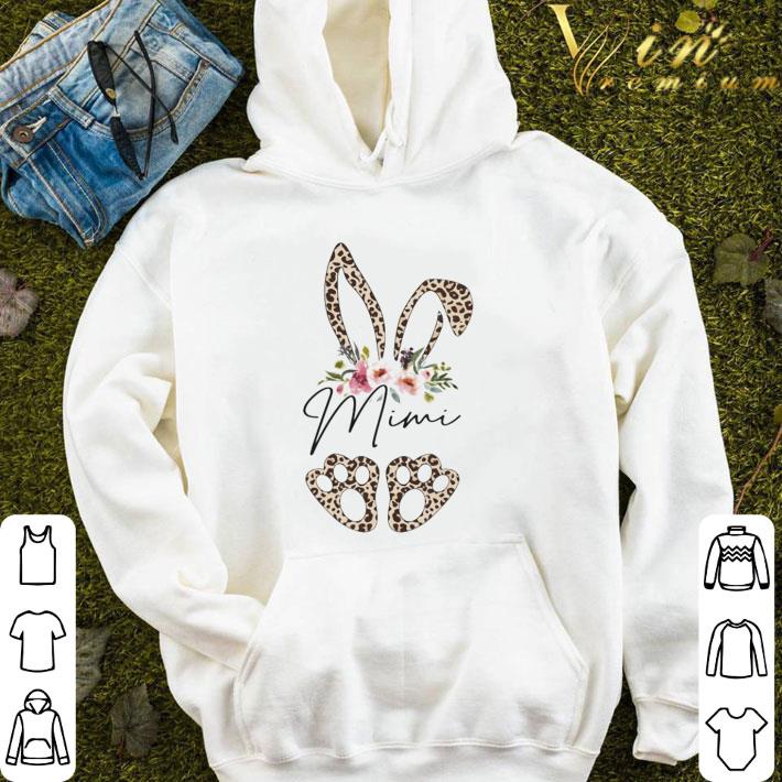 Leopard Bunny Mimi Easter Day Rabbit Eggs Flower Floral shirt
