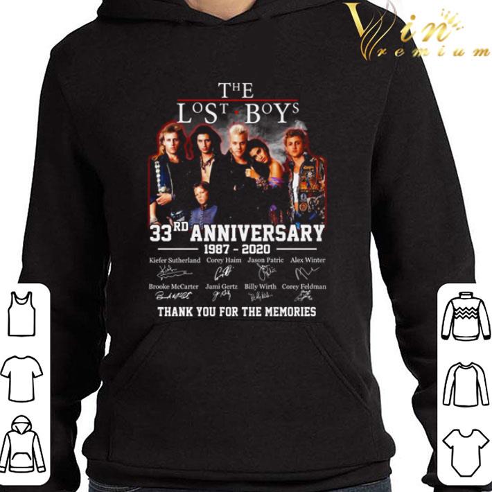 The Lost Boys 33 Rd Anniversary Signature Thank You For The Memories shirt