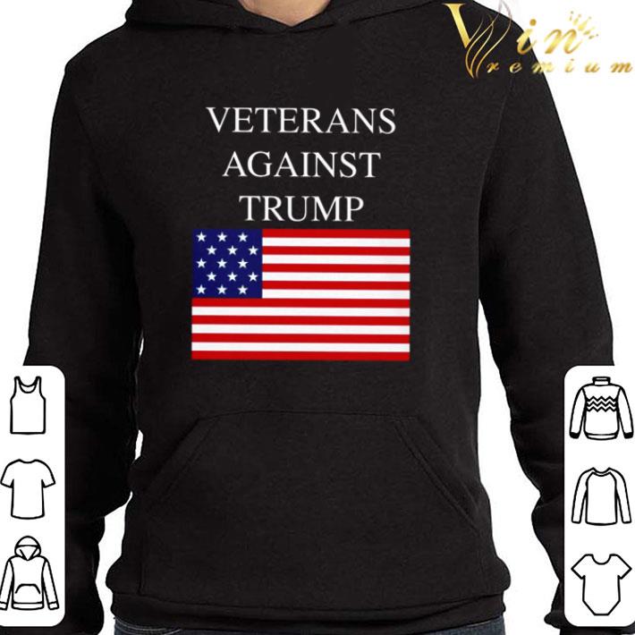 Veterans against Trump American Flag shirt