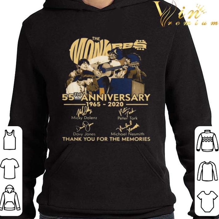 The Monkees Band 55 Years Anniversary 1965–2020 Signatures shirt