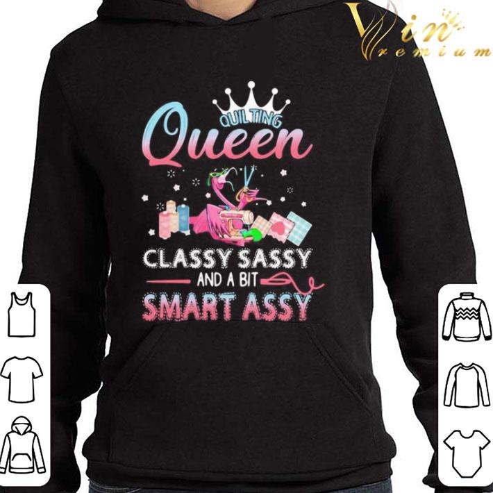 Flamingo sewing Queen classy sassy and a bit smart assys shirt