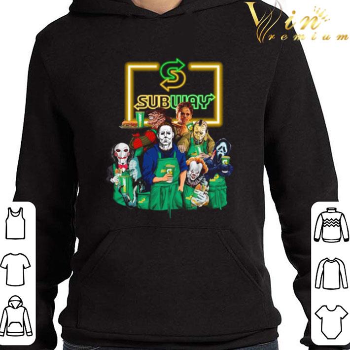 Friends Horror Movie Characters Drink Subway shirt