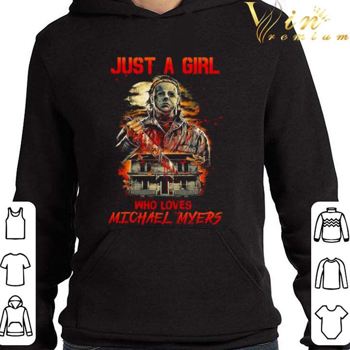 Horror characters just a girl who loves Michael Myers shirt