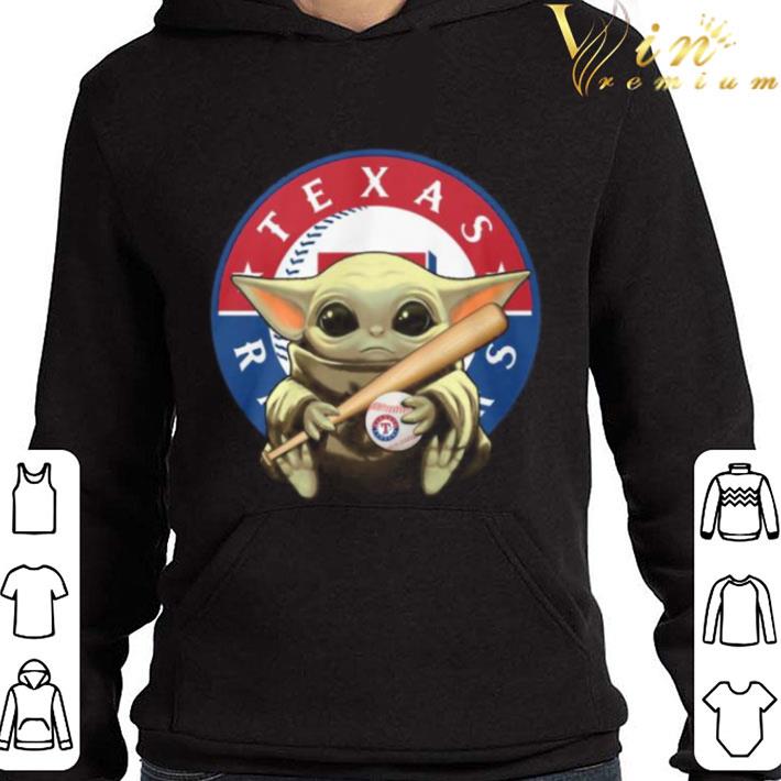 Baby Yoda Texas Rangers Baseball shirt