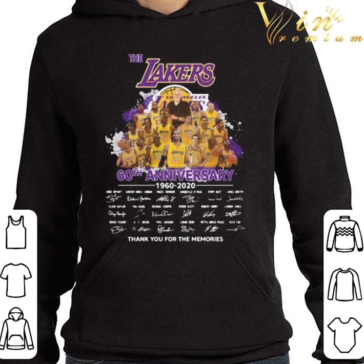 The Lakers 60th Anniversary 1960-2020 Signatures shirt