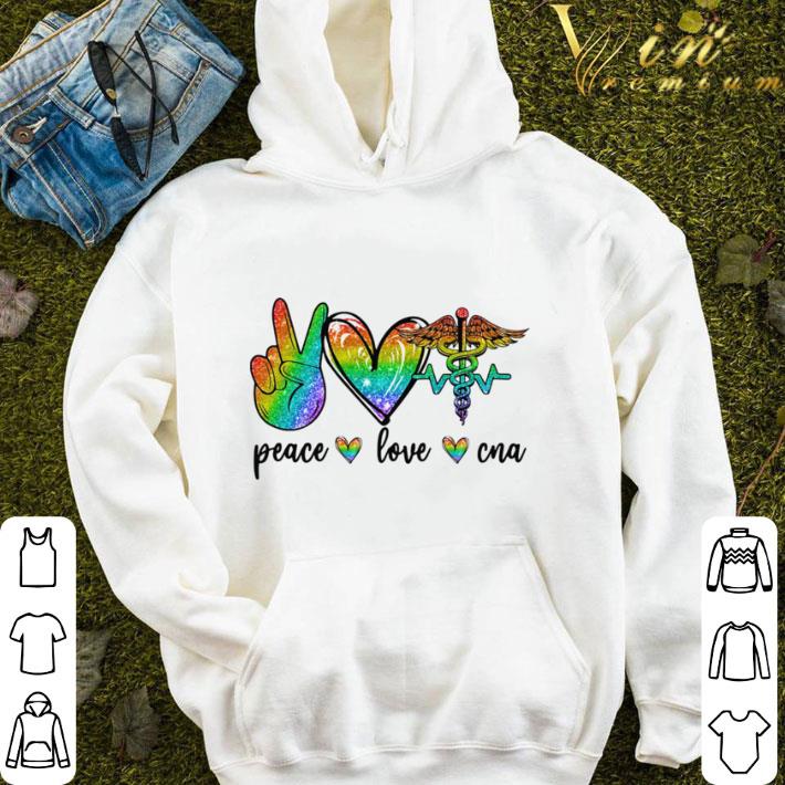 LGBT diamond peace love CNA shirt