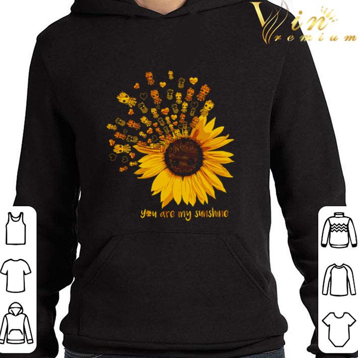 Sunflower Baby Groot You are my sunshine shirt