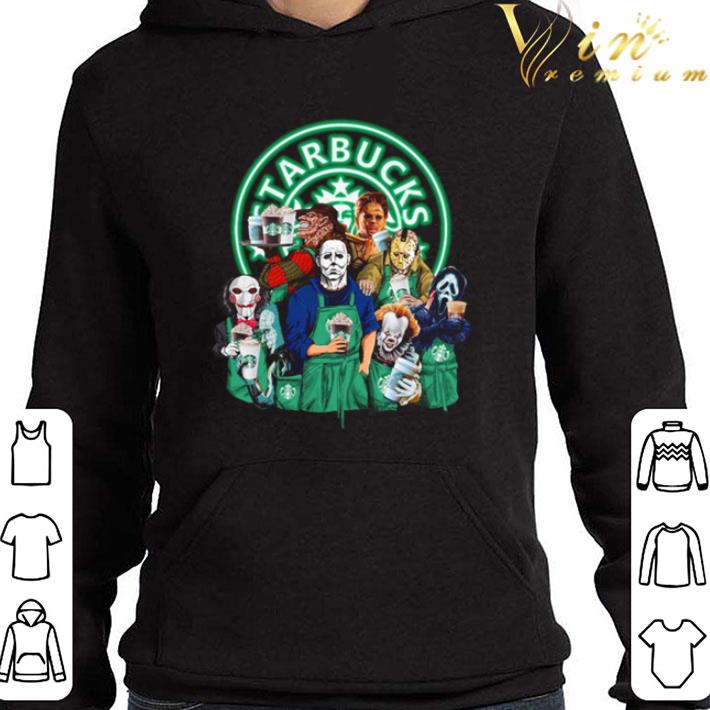 Friends Horror Movie Characters Drink Starbucks coffee shirt