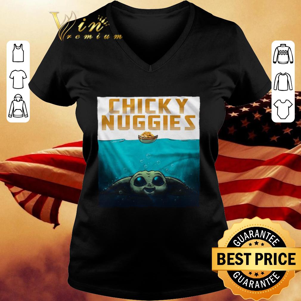 Baby Yoda Chicky Nuggies Jaws Poster shirt Baby Yoda Chicky Nuggies Jaws Poster shirt 3